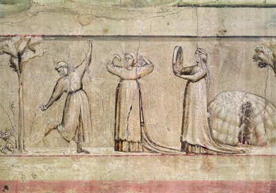 Justice (detail) by Giotto di Bondone